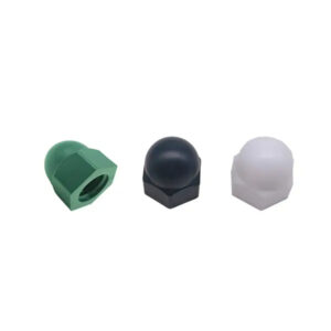 Cap Nuts M6 M8 Black Green White Nylon Plastic Round Dome Hexagon