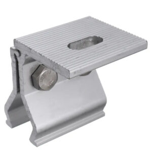 Pitched Trapezoidal Klip Lok Aluminum Clamp For Metal Structure Solar Panel Roof Mounting Bracket