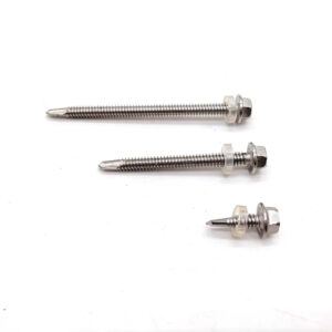Hex Flange Head Self Drilling Screw with Plastic Washer