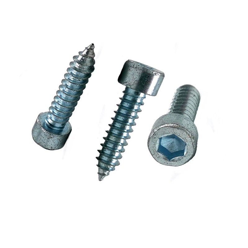Zinc Plated Hex Socket Cup Head Wood Screws