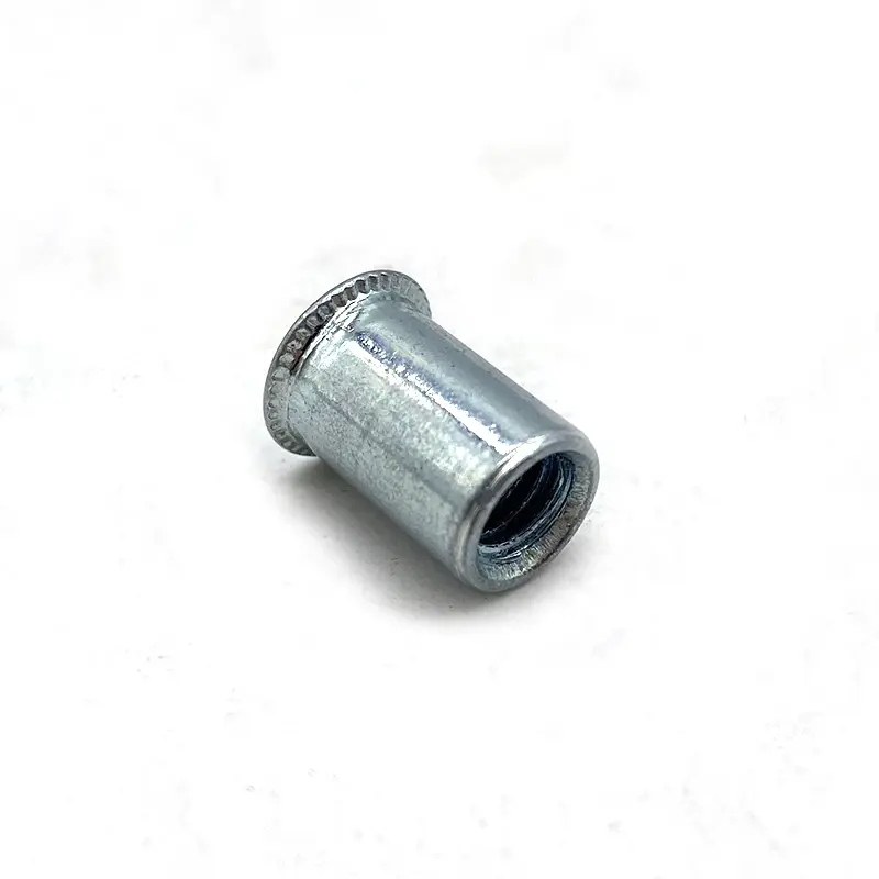 Flat White/Yellow Zinc Plated Waterproof Blind Carbon Steel Heavy-duty Threaded Insert Rivet Nut