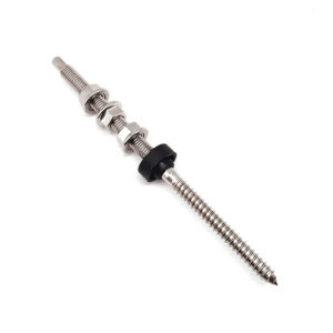 Solar Dowel Screw Hanger Bolt for Wood with EPDM Washer