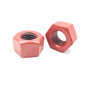 ASTM A194/A194M 2H 2HM Red Teflon Hex Head Nut