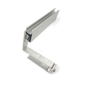 Adjustable Hook And Aluminum Rail Bracket for Solar Panel Metal Roof Mounts