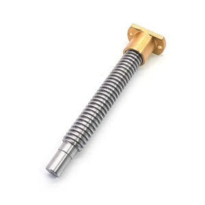 Trapezoidal Full Threaded Rods Thread Lead Screw With Brass Nut