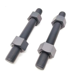 Black Carbon Steel Wholesale Teflon Coated Bolts Full Threaded Rod Stud