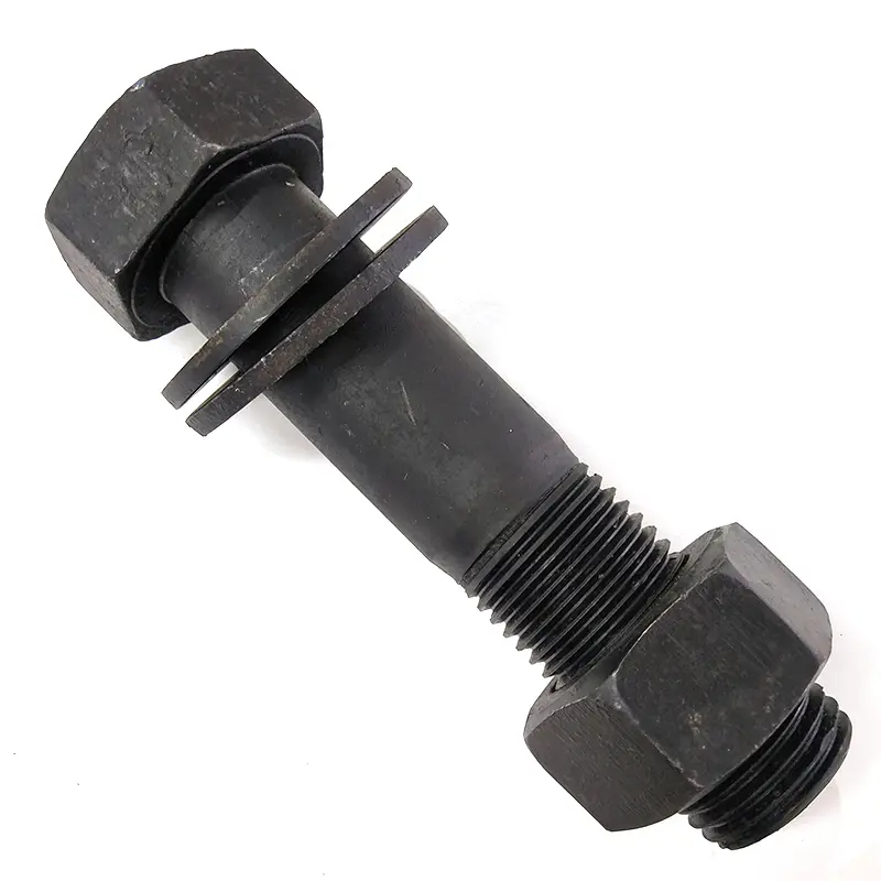 Carbon Steel ASTM A193 DIN931 Black Heavy Hex Structural Bolt with nuts