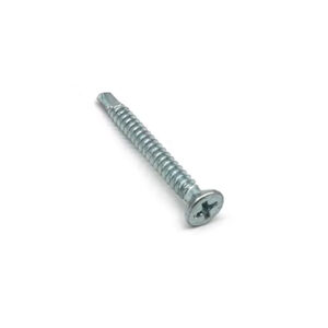 Blue White Zinc Plated Carbon Steel Cross Recessed Countersunk Head DIN7504P Self Drilling Screws