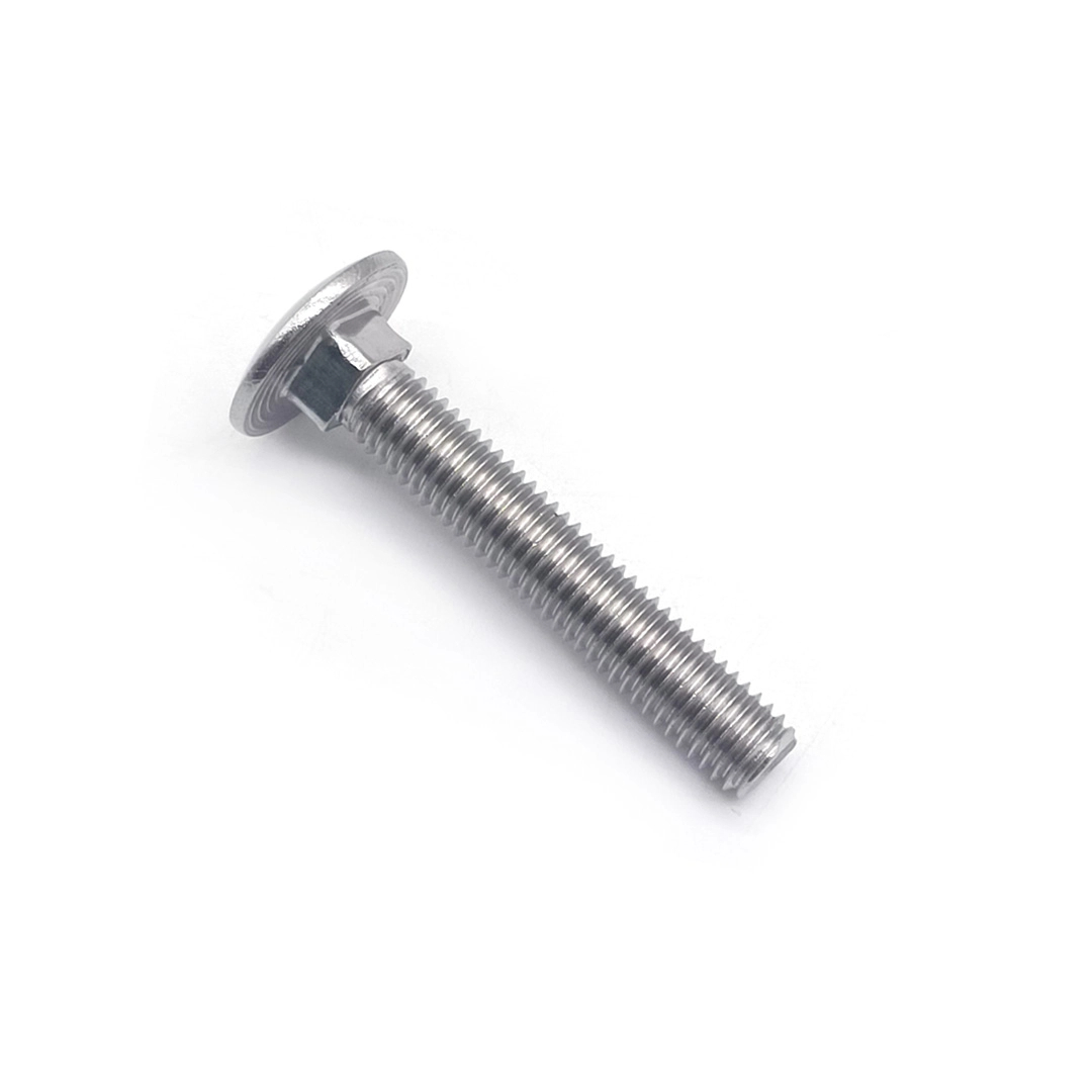 M8x50mm Stainless Steel DIN603 Round Neck Carriage Bolt