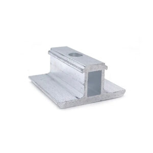 Solar AL6005/AL6063 PV Panel Mounting Metal Roof System Roof Hook Mid Clamp