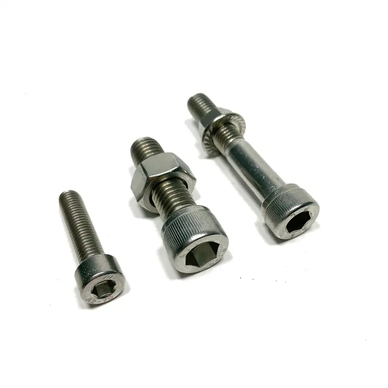 Stainless Steel A2-70 Hex Socket Head Screw DIN912 Allen Bolt with Nut
