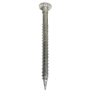 Adjustable Ground Anchors HDG Flange Head Solar Ground Screw