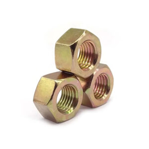 Yellow Zinc Plated Hex Nut
