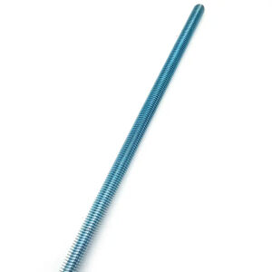 Blue Zinc Plated Galvanized Steel Customized All Thin Threaded Rod