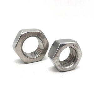 Stainless Steel A2 A4 DIN936 Hex Thin Nut Lock Nut Customized