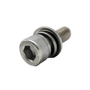 A2-70 DIN912 Stainless Steel SS304 SS316 Socket Head Knurled Machine Cap Screws With Washer