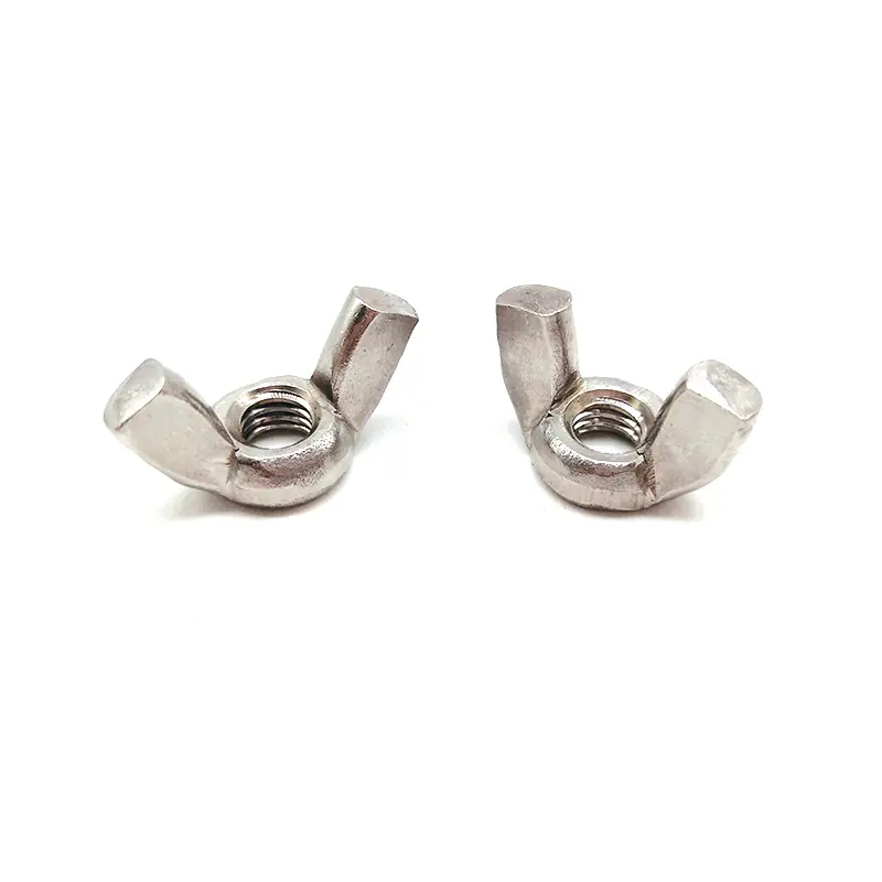 DIN314 Stainless Steel Pressing China Factory Wing Nut with Edged Wings