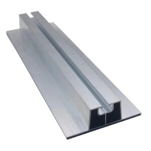 Photovoltaic AL6063 Solar Panel T Slot Aluminum Rail Profile