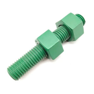 Teflon Full Threaded Carbon Stud Thread Rod Bolts And Nuts