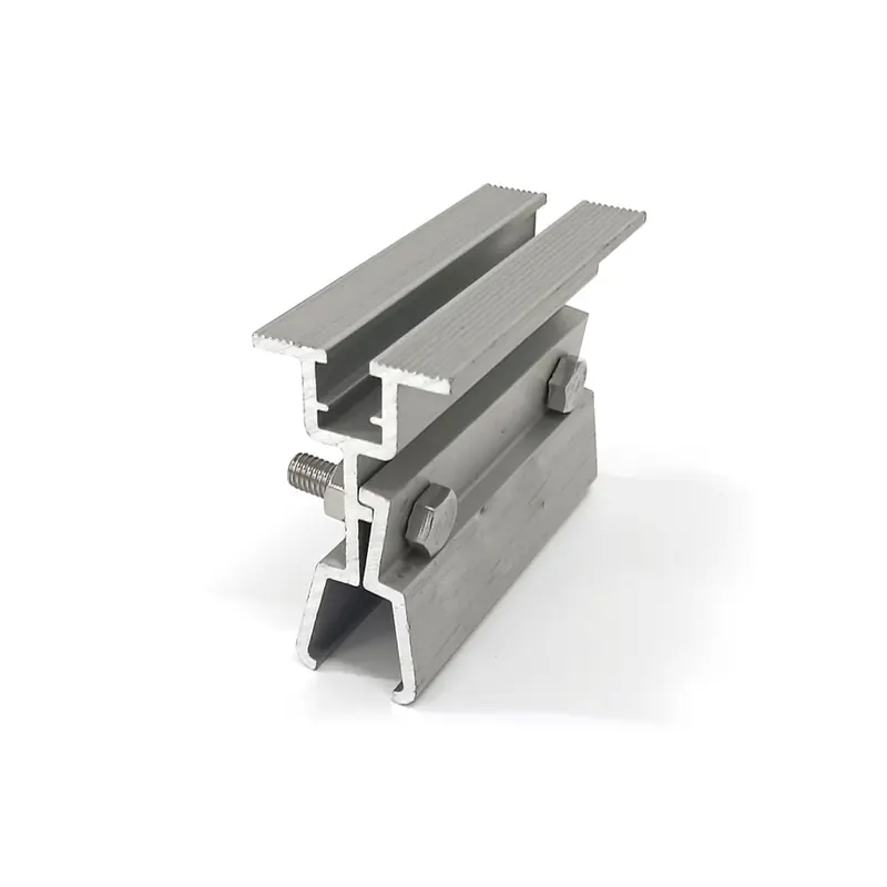 Solar Panel Klip Lok Aluminum Clamp for Solar Mounting System