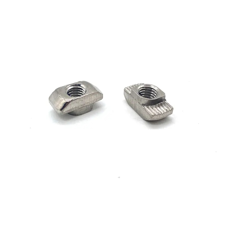 SS304 Stainless Steel M3 M4 M5 M6 M8 Tee T Slot Nuts