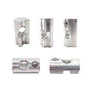 T-Slot Nut Spring Ball Elastic Nut for Aluminum Alloy Extruded Profile Guide Rail with Slot Suitable