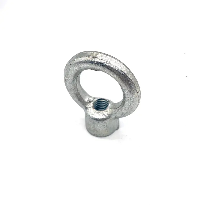 DIN582 Carbon Steel M3 M4 M5 M6 M8 Forged Round Ring Shape Lifting Eye Nuts