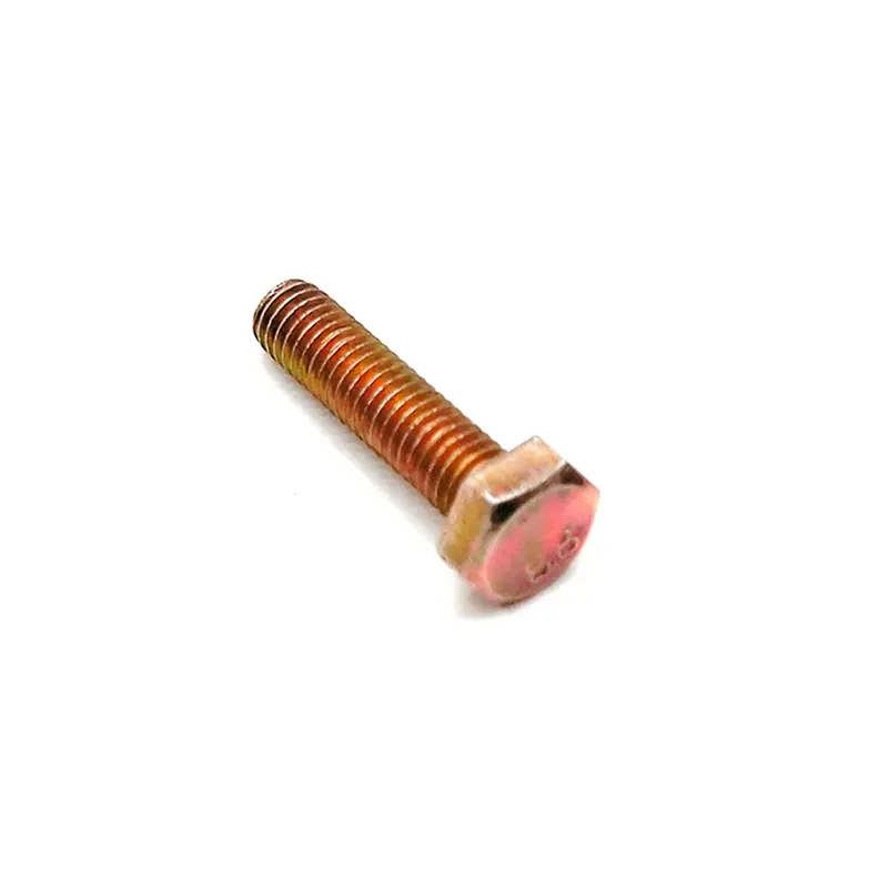 DIN933 Carbon Steel Gr8.8 Color Zinc Plated Full-thread Hexagon Bolt
