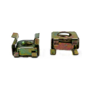 M5 M6 Carbon Steel Yellow Zinc Plated Square Lock Cage Nut
