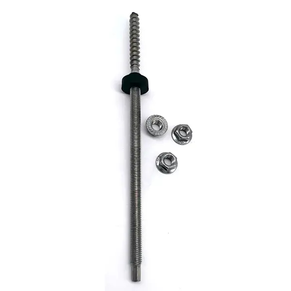 INOX A2 INOX A4 Adjustable Stainless Steel Hanger Bolt for PV Mounting Systems