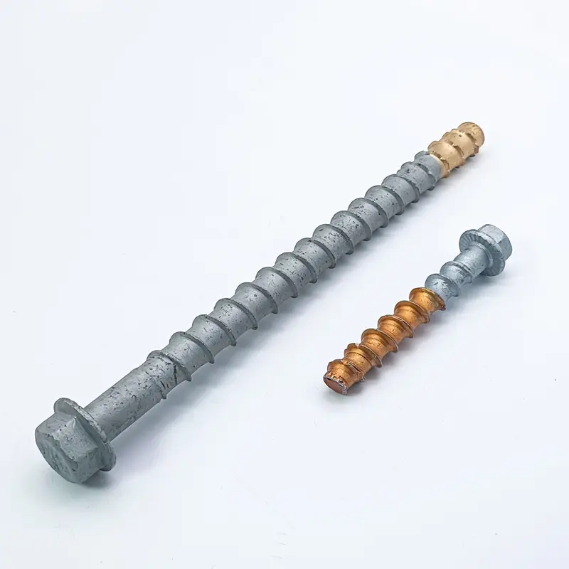Bi-Metal Masonry Anchors Hex Concrete Screw Bolt Cement Anchor