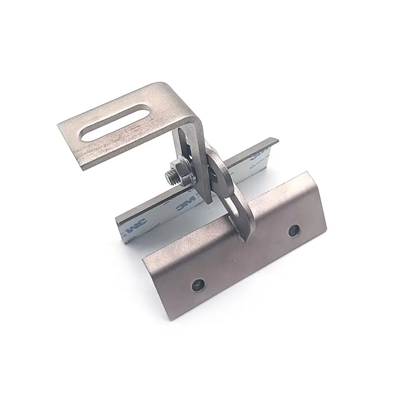 SS304 PV Solar Roof Panel Module Bracket Stainless Steel Clamp