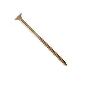 Yellow Zinc DIN7982 Countersunk Head Self Tapping Screws with Pozidriv Cross