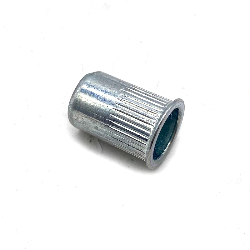 Aluminium Cylindrical Waterproof Blind Knurled Flat Head Carbon Steel Rivet Nut