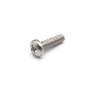 DIN7985 Machine Screw with Cross Recessed Pan Raised Cheese Head Stainless