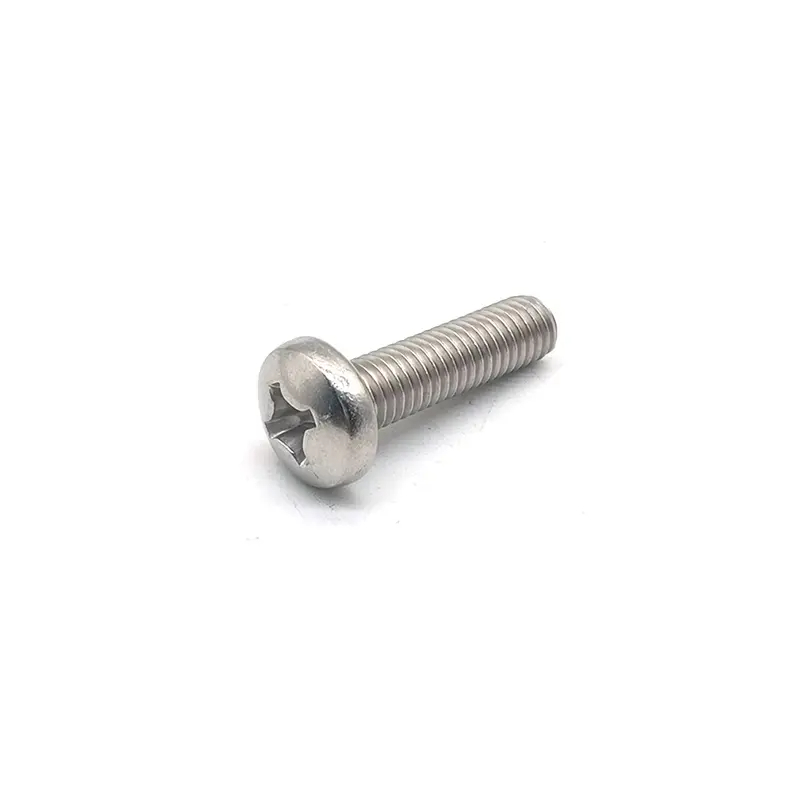 DIN7985 Machine Screw with Cross Recessed Pan Raised Cheese Head Stainless