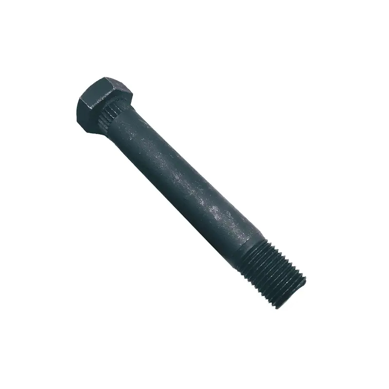 Black Knurled Neck Carbon Steel Half Thread Hexagon Bolts