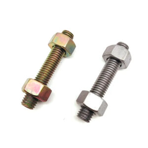 Zinc-nickel Alloy Coating Carbon Threaded Rod Bolts with Nut