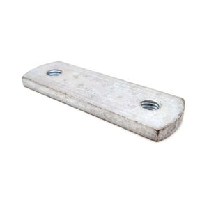 Carbon Steel Grade 6.8/8.8 Zinc Plated Non-standard Metal Stamping Flat Rectangle Two Hole Nut