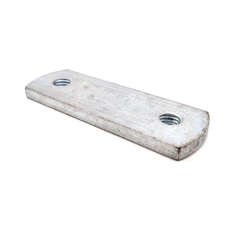 Carbon Steel Grade 6.8/8.8 Zinc Plated Non-standard Metal Stamping Flat Rectangle Two Hole Nut
