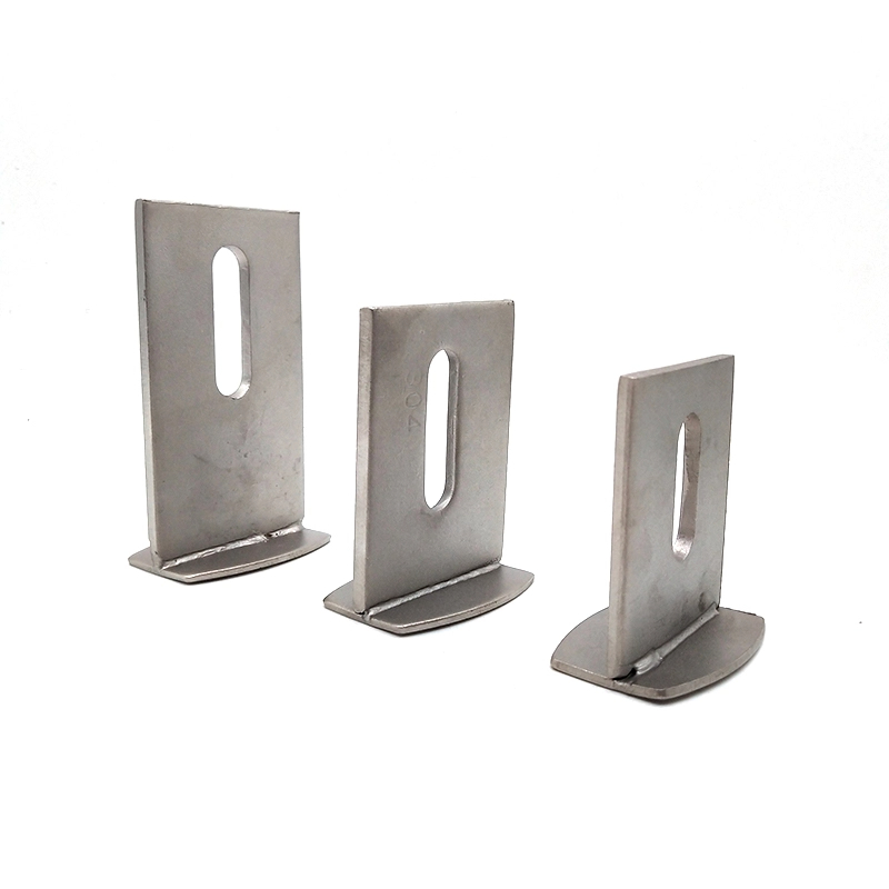Stainless Steel SS304 90 Degree L Type Corner Brace Angle Bracket / Deck Hardware Brackets